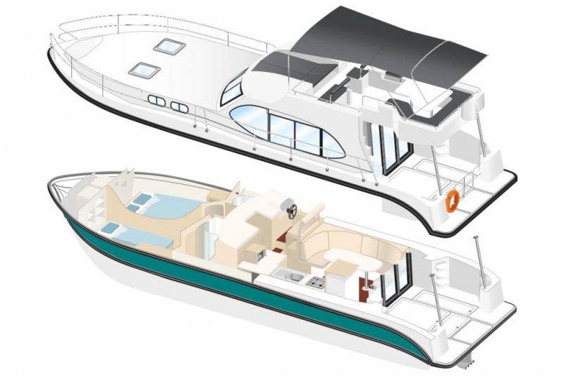 Product Image Cruiser Premium+ 4/6 Pers. Electric (N QUATTRO Fly C Green) Saverne