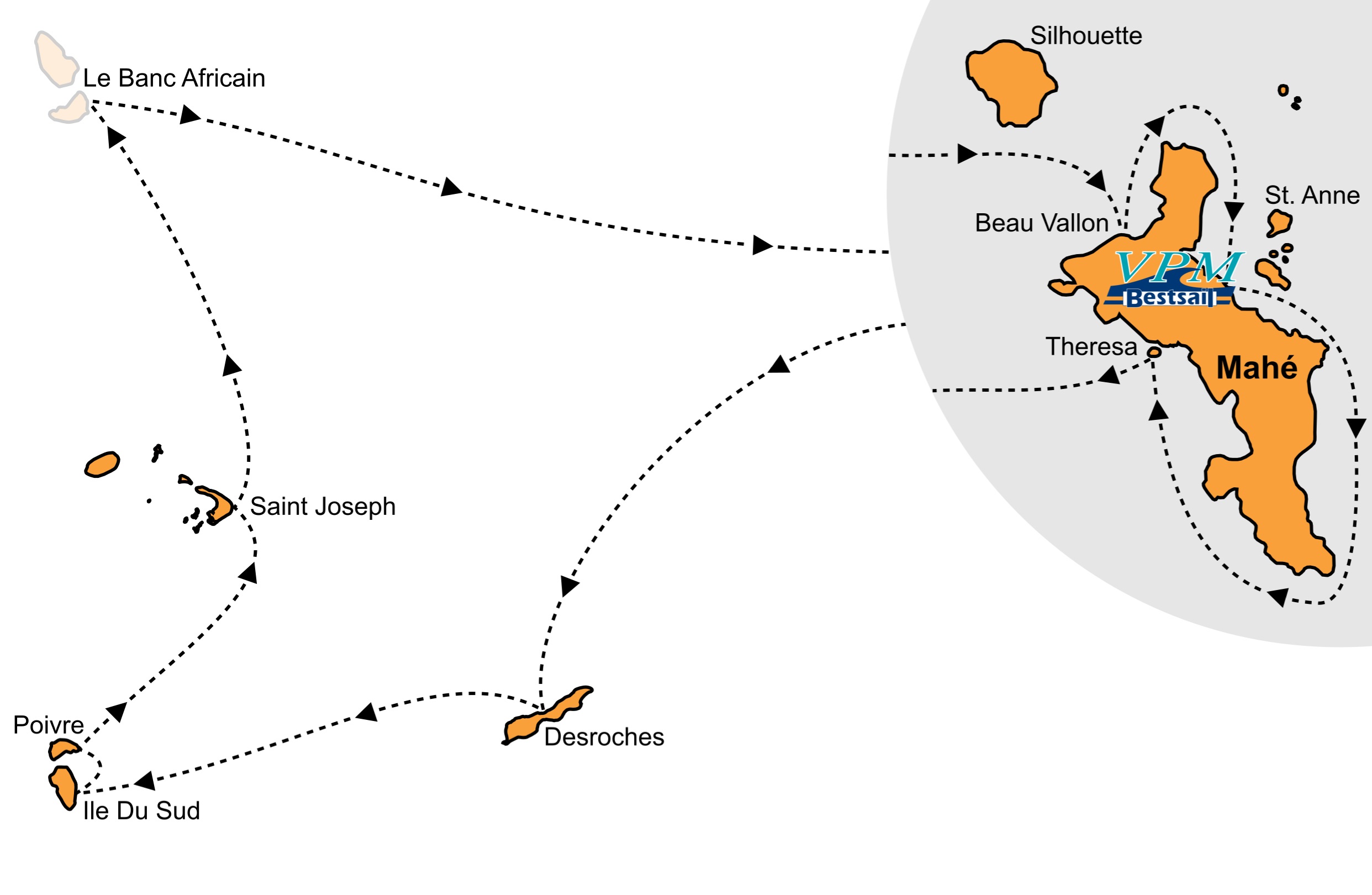 Route: Cocktail Amirantes