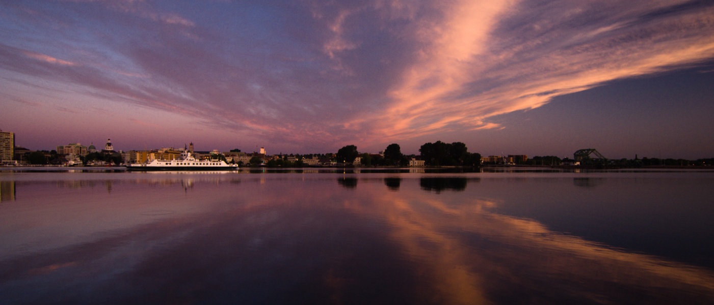 Kingston harbour entrance. Parks Canada John McQuarrie