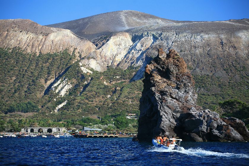 The island Vulcano